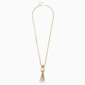 NIB Stella & Dot Owl pendant gold